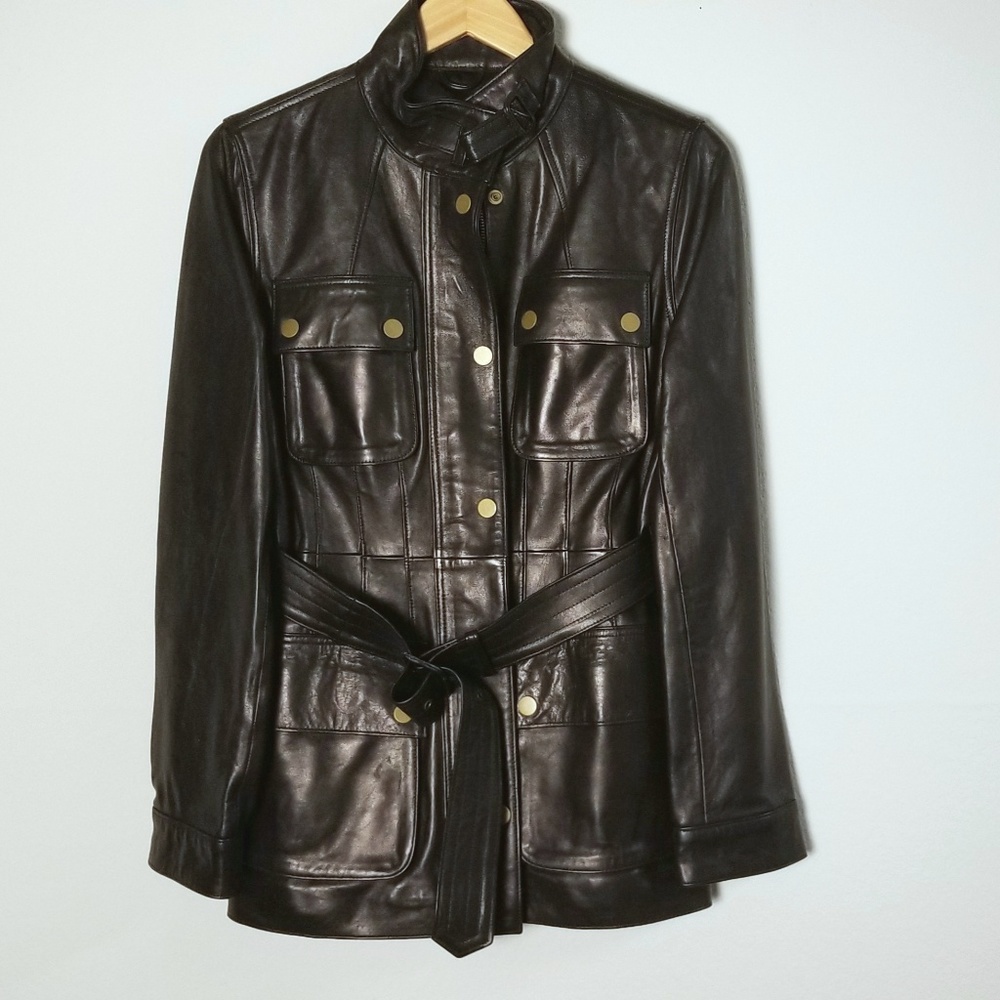 NWT Banana Republic Leather Jacket